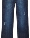 Levi's Girls 7-16 Slim Straight Jean,Mysterious,14