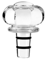 Like a fine wine, Baccarat's Sherazade bottle stopper elevates any dining experience. Resplendent crystal with the look of an antique knob adds a note of rich elegance to every bottle. Like a fine wine, Baccarat's Sherazade bottle stopper elevates any dining experience. Resplendent crystal with the look of an antique knob adds a note of rich elegance to every bottle.