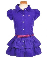 Guess Corduroyal Dress (Sizes 2T - 4T) - purple, 3t