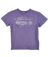 Guess Fuzzout T-Shirt (Sizes 4 - 7) - blue, 5 - 6 Guess Fuzzout T-Shirt (Sizes 4 - 7) - blue, 5 - 6