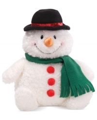 Every moment is filled with the fun and excitement of a snow day with Blizzy. Gund's frosty white snowman wears a scarf, hat and warm smile. Every moment is filled with the fun and excitement of a snow day with Blizzy. Gund's frosty white snowman wears a scarf, hat and warm smile.