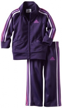 Adidas Baby-girls Infant ITG Iconic Tricot Set, Dark Violet, 24 Months Adidas Baby-girls Infant ITG Iconic Tricot Set, Dark Violet, 24 Months