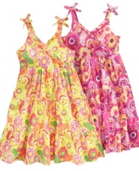 Burst onto the scene. Everyone will know she's entered the room when she's sporting this happy, vibrant dress from So Jenni. (Clearance) Burst onto the scene. Everyone will know she's entered the room when she's sporting this happy, vibrant dress from So Jenni. (Clearance)