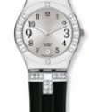 Swatch Women's YLS430C Quartz Stainless Steel Silver Dial Watch