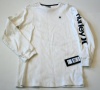 Hurley Boy's Thermal Long Sleeve Shirt - Size: XL 18/20 - White Wash