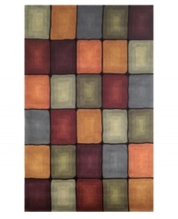 Perfect for art-lovers, this intriguing piece inspires the mind, day after day. Subtle color blending and a densely tufted wool pile create a textured, geometric design that stands out in every space. Perfect for art-lovers, this intriguing piece inspires the mind, day after day. Subtle color blending and a densely tufted wool pile create a textured, geometric design that stands out in every space.
