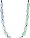 Kenneth Cole New York Urban Sea Glass Faceted Bead Long Necklace