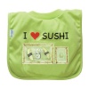 green sprouts  Favorite Food Bib, Lime Sushi