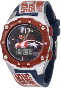 Disney Kids' CPT003T Captain America gift tin set Watch Disney Kids' CPT003T Captain America gift tin set Watch