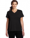 Hue Women's Plus Ss V Neck Sleep Tee