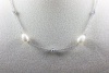 Brand New Majorica White Pearl Sterling Silver Necklace