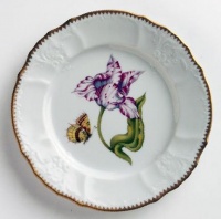 Anna Weatherley Old Master Tulips Salad Plate Pink/White