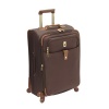 London Fog Luggage Chelsea Lites 25 Inch 360 Expandable Upright, Chocolate, One Size