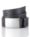 The master of minimalism. This sleek belt from Calvin Klein is the perfect accompaniment to a simple dress wardrobe.