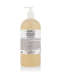 Amino Acid and Coconut Oil derived cleansers are combined to create a delightful, creamy lather that gently yet thoroughly cleanses the hair. Wheat Proteins and Wheat Starch help add body and fullness while a special blend of moisturizing ingredients imparts softness and shine. Suitable for all hair and scalp types when mildness is desired. Ingredients include pure coconut oil and wheat proteins that help add body. Not tested on animals. Amino Acid and Coconut Oil derived cleansers are combined to create a delightful, creamy lather that gently yet thoroughly cleanses the hair. Wheat Proteins and Wheat Starch help add body and fullness while a special blend of moisturizing ingredients imparts softness and shine. Suitable for all hair and scalp types when mildness is desired. Ingredients include pure coconut oil and wheat proteins that help add body. Not tested on animals.