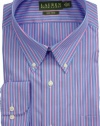 Lauren By Ralph Lauren Non Iron Striped Dress Shirt