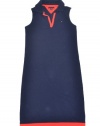 Tommy Hilfiger Women Fashion Sleeveless V-neck Logo Dress