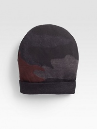 A warm, winter essential knitted in a mohair wool blend with a modern-day camo print.Ribbed hem54% mohair wool/46% nylonDry cleanMade in Italy A warm, winter essential knitted in a mohair wool blend with a modern-day camo print.Ribbed hem54% mohair wool/46% nylonDry cleanMade in Italy