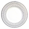 White Lace bone china is characterized by its diverse series of borders all rendered in precious platinum. The classic combination of platinum and white radiates on the table. A truly classic look.