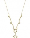 House of Harlow 1960 Gold-Plated Small Geometric Drop Necklace