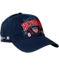 Get a heads up on your Olympic style with this USA logo baseball hat from Tommy Hilfiger. Get a heads up on your Olympic style with this USA logo baseball hat from Tommy Hilfiger.