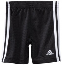 Adidas Boys 2-7 Adidas Mesh Shorts, Black, 6