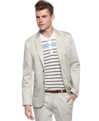 Give good style a sporting chance with this jacket from Kenneth Cole Reaction. Give good style a sporting chance with this jacket from Kenneth Cole Reaction.