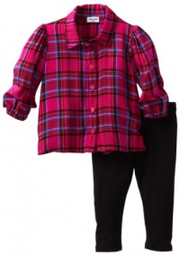 Splendid Littles Baby-girls Newborn Charlee Plaid Tunic Set, Raspberry, 18-24 Months Splendid Littles Baby-girls Newborn Charlee Plaid Tunic Set, Raspberry, 18-24 Months