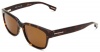 BOSS by Hugo Boss Men's B0406UPS Polarized Wrap Sunglasses,Dark Havana Frame/Brown Lens,One Size