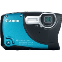 Canon PowerShot D20 12.1 MP CMOS Waterproof Digital Camera with 5x Image Stabilized Zoom 28mm Wide-Angle Lens a 3.0-Inch LCD and GPS Tracking (Blue) Canon PowerShot D20 12.1 MP CMOS Waterproof Digital Camera with 5x Image Stabilized Zoom 28mm Wide-Angle Lens a 3.0-Inch LCD and GPS Tracking (Blue)