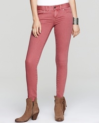 Color outside the lines in these richly hued Free People skinny jeans--a punchy addition to your denim repertoire. Color outside the lines in these richly hued Free People skinny jeans--a punchy addition to your denim repertoire.
