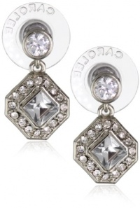 Carolee Crystal Basics Cubic Zirconia Small Double Drop Earrings Carolee Crystal Basics Cubic Zirconia Small Double Drop Earrings