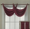 Langdon Collection Red 26x26 Grommet Valance