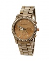 Bombshell Women's BS0314C Runway Rhinestone Chocolate Tone Watch