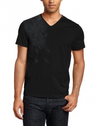 Calvin Klein Sportswear Men's Short Sleeve V Neck Reverse Print Graphic Tee Calvin Klein Sportswear Men's Short Sleeve V Neck Reverse Print Graphic Tee