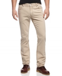 Step up your style. These skinny fit khaki jeans from INC International Concepts give your look a downtown edge. Step up your style. These skinny fit khaki jeans from INC International Concepts give your look a downtown edge.