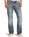 Buffalo by David Bitton Men's King Slim Boot Cut Truly Contrasted Jean