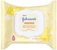 Johnson's Baby Hand and Face Wipes, 25-count  (Pack of 6)