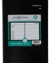 DayMinder Recycled Monthly Planner, 8 x 11 Inches, Black, 2013 (SK2-00)