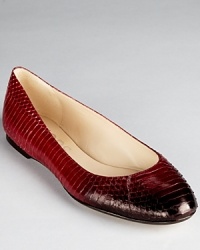 In deep ruby hued snakeskin, these ombre KORS Michael Kors flats are a luxe take on the jewel tone trend. In deep ruby hued snakeskin, these ombre KORS Michael Kors flats are a luxe take on the jewel tone trend.