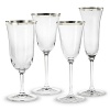 Vera Wang's popular Classic stemware pattern is now elegantly rimmed with a modern band of precious platinum to add a touch of elegance to any celebratory occasion.