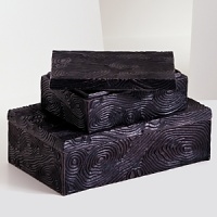 Experience the world of Natori where East meets West, and art meets life. Inspired by a passion for uniqueness, each box features captivating textures and intriguing designs. Experience the world of Natori where East meets West, and art meets life. Inspired by a passion for uniqueness, each box features captivating textures and intriguing designs.