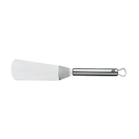 Serving your favorite desserts is a piece of cake with WMF/USA's turner. Well-balanced and boasting contemporary design, it features a satin-finished handle and a hanging loop for easy storage. Serving your favorite desserts is a piece of cake with WMF/USA's turner. Well-balanced and boasting contemporary design, it features a satin-finished handle and a hanging loop for easy storage.
