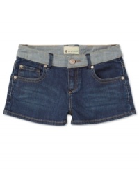 Keep your legs cool and yourself looking trendy in these shorts by Roxy. Keep your legs cool and yourself looking trendy in these shorts by Roxy.