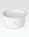 Perfect for outdoor entertaining, this three-wick soy wax candle is scented with a citrus citronella fragrance to keep pests at bay.Ceramic stonewareSoy wax24 oz. capacity3H X 6WDishwasher- & microwave-safeImported