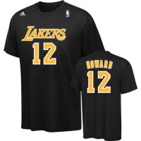 Dwight Howard Youth adidas Black Name and Number # 12 Los Angeles Lakers T-Shirt Dwight Howard Youth adidas Black Name and Number # 12 Los Angeles Lakers T-Shirt