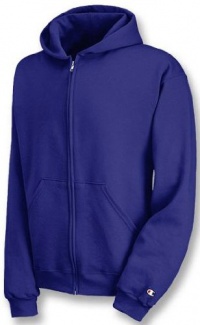 Champion CW25 Youth 50/50 Full-Zip Hoodie - Black - L Champion CW25 Youth 50/50 Full-Zip Hoodie - Black - L