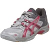 ASICS Women's GEL-Rocket 5 Volleyball Shoe,Titanium/Raspberry,9 M US