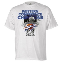 Oklahoma City Thunder adidas Kids (4-7) 2012 Western Conference Champions T-Shirt Oklahoma City Thunder adidas Kids (4-7) 2012 Western Conference Champions T-Shirt