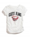 GUESS Cupcake Logo Tee, WHITE (24M)